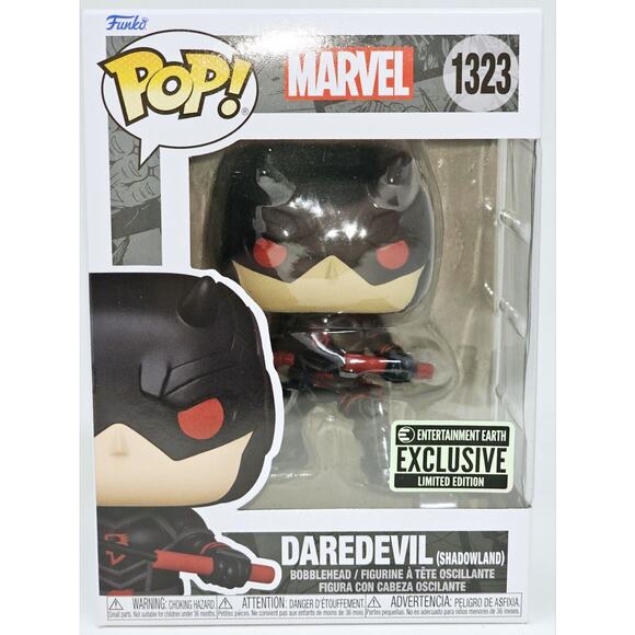 Daredevil Shadowland Marvel Funko Pop! Vinyl #1323 EE Exclusive Brand New - Picture 9 of 9